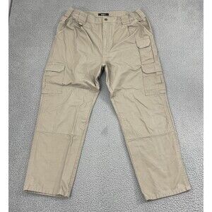 5.11 Tactical Taclite Pro Pants Men 38x29 Tan Ripstop Workwear Cargo